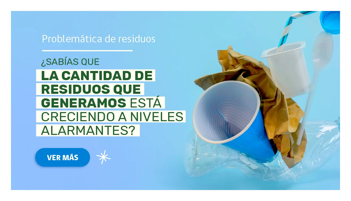 Infografía sobre la problemática de residuos plásticos